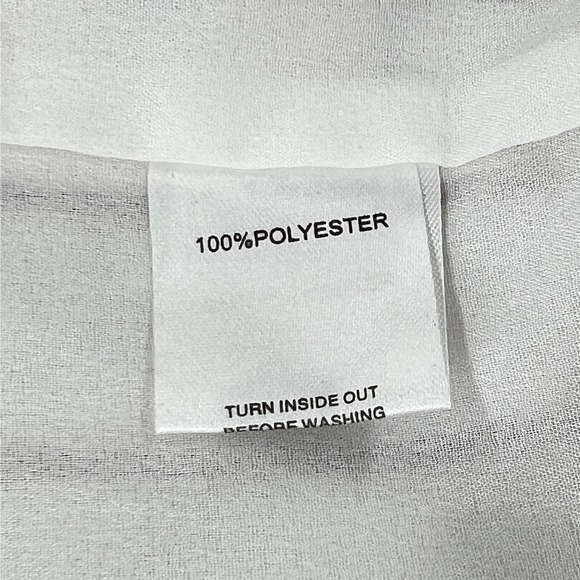 SABO SKIRT Dress Womens Medium White Brown Striped Short Sleeve Tie Front NWT - Picture 10 of 15